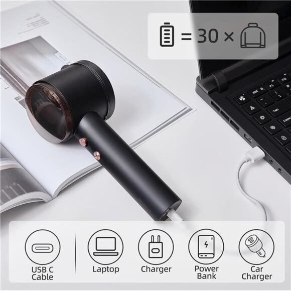 Fabric Shaver for Clothing, Rechargeable Fuzz Remover, Electric Lint Shaver - Picture 6 of 7